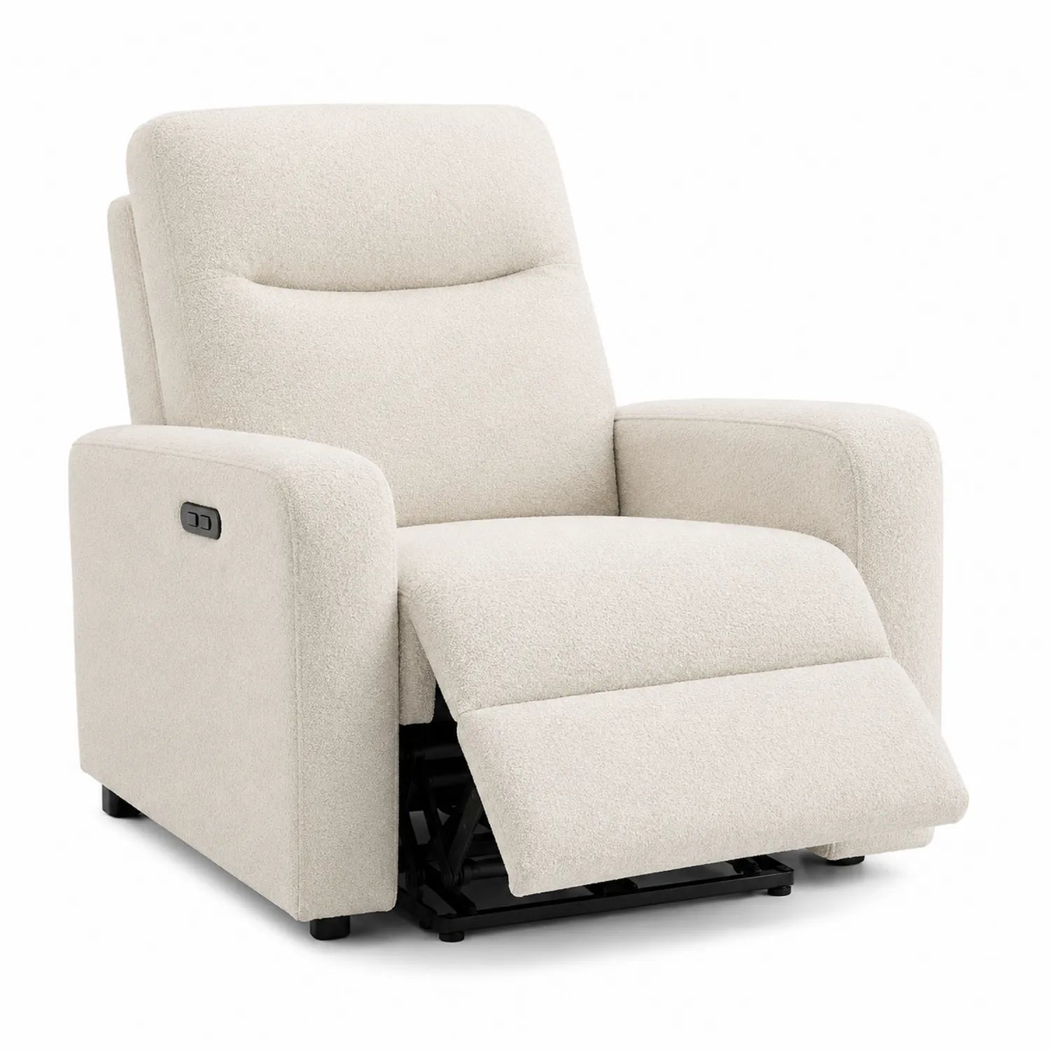Verstellbarer Sessel mit Polyesterbezug in Beige