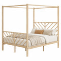 Himmelbett Kiefernholz Natur 200x160 cm