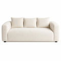 3-Sitzer Sofa Boucl¨¦ Creme 220cm