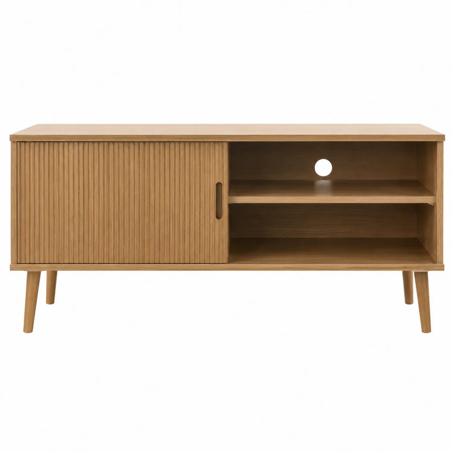 TV-Schrank aus Holz mit Schiebet¨¹r 120x40x50 cm